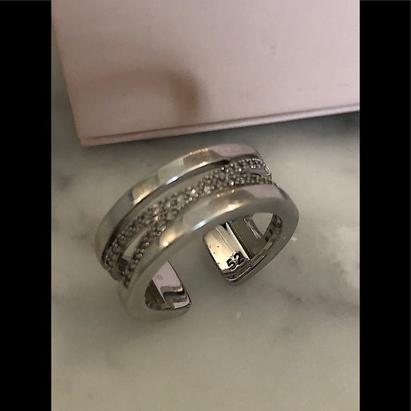 Les Georgettes 🇫🇷 | Liens Ring (8MM) - Silver Finish (Size 52) - Picture 8 of 8